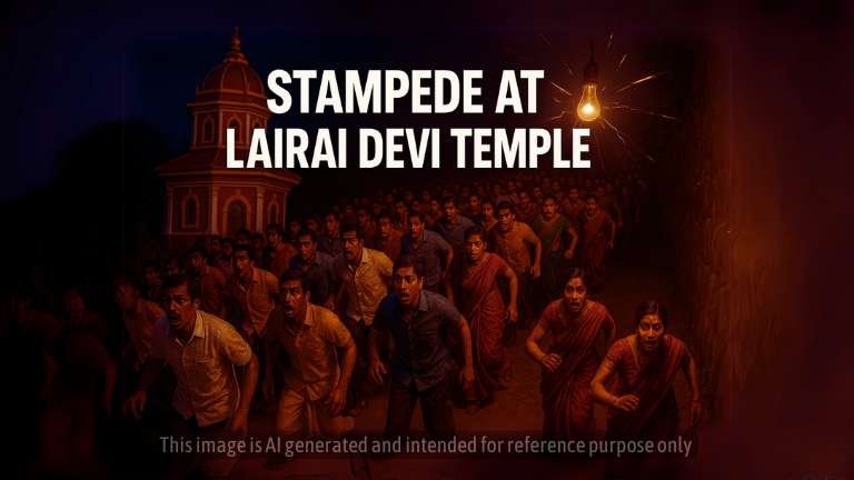 शिरगांव के लैराई देवी जात्रा में करंट लगने से मची भगदड़, 6 श्रद्धालुओं की मौत, दर्जनों घायल