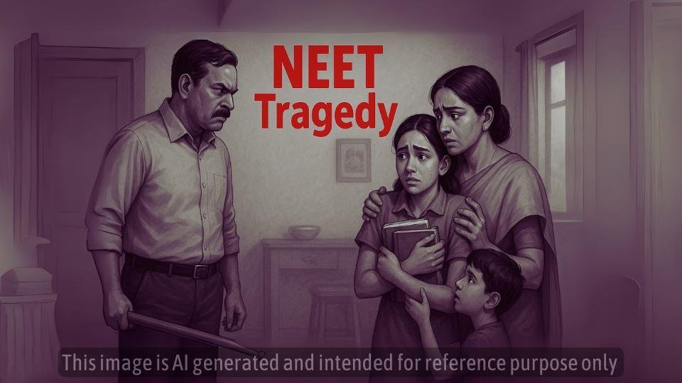 NEET में कम अंक और पिता की नाराज़गी ने छीन ली 17 साल की जिंदगी