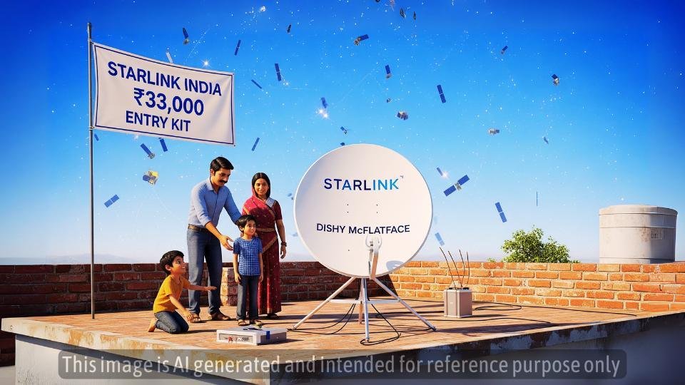 ₹33,000 प्रति डिवाइस: भारत के लिए Starlink की एंट्री योजना — क्या लोग वाकई इसका इस्तेमाल करेंगे?