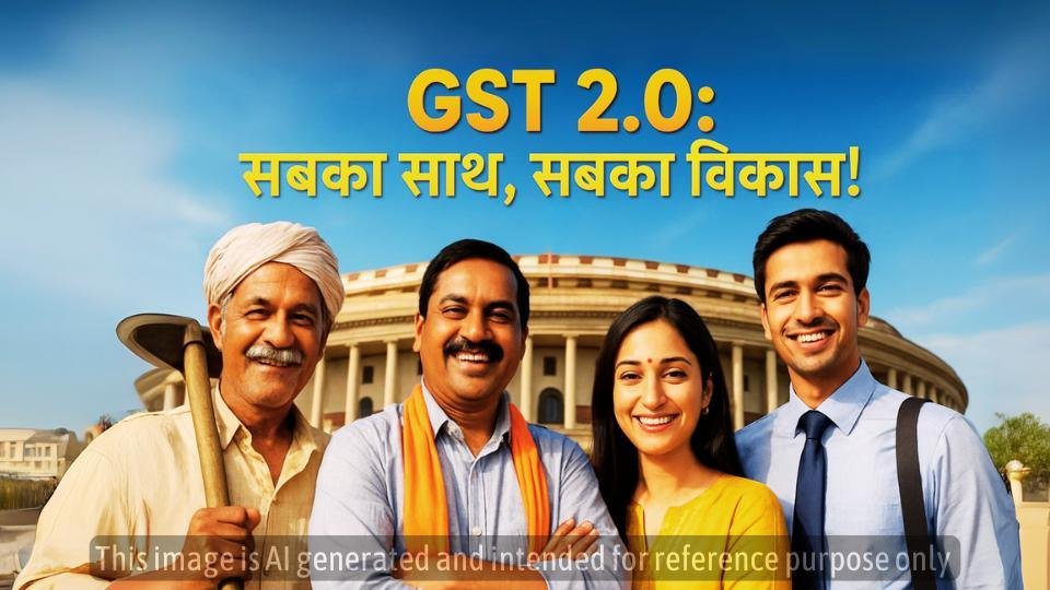 GST 2.0 लागू! जानें नई 2-स्लैब प्रणाली और आपकी जेब पर इसका क्या असर होगा