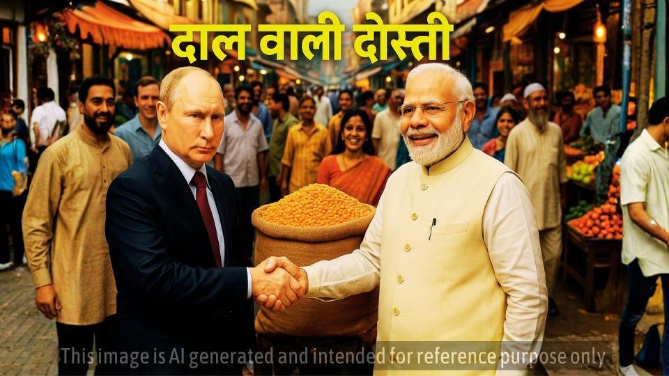 तेल छोड़िए, यह सौदा दाल का है! भारत और रूस का अटूट बंधन और भी गहरा हुआ