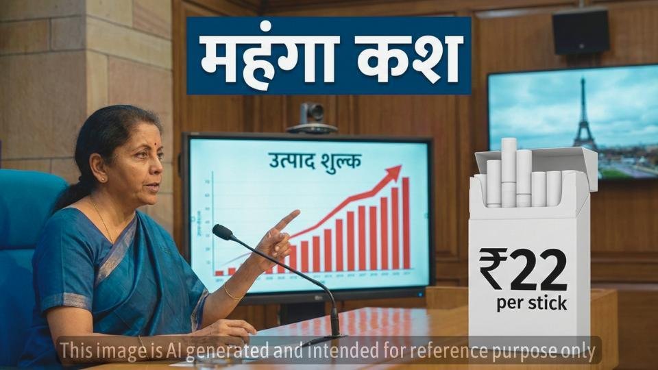 सिगरेट, पान मसाला के दाम 1 फरवरी से बढ़ेंगे क्योंकि सरकार ने 7 साल की रोक के बाद उत्पाद शुल्क बढ़ाया