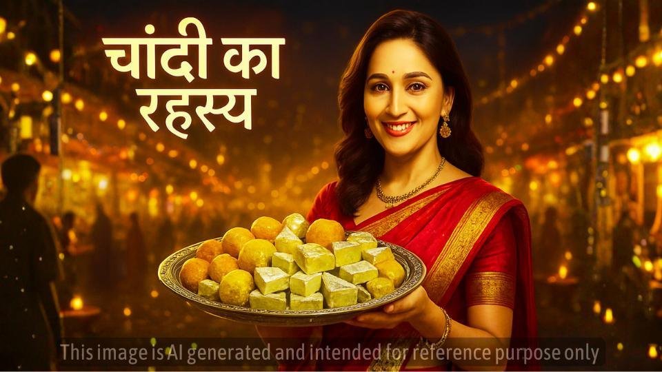 मिठाइयों पर चांदी: सिर्फ चमक से कहीं बढ़कर, यह प्राचीन बुद्धिमत्ता है!