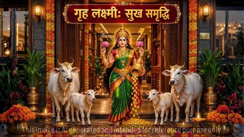 घर के मुख्य द्वार पर देवी लक्ष्मी की तस्वीर क्यों लगाएं